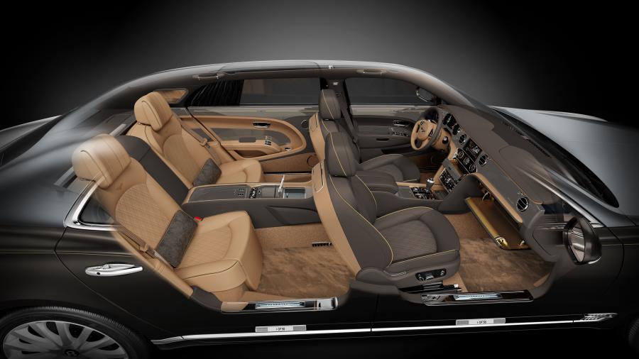 Интерьер Bentley Mulsanne Hallmark Gold Series by Mulliner 2017 года  (фото 4 из 4)
